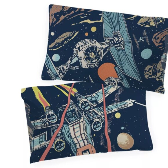 Star Wars Twin Sheet Set w/ Extra Pillowcases | Brand New, Never Opened - Picture 9 of 9